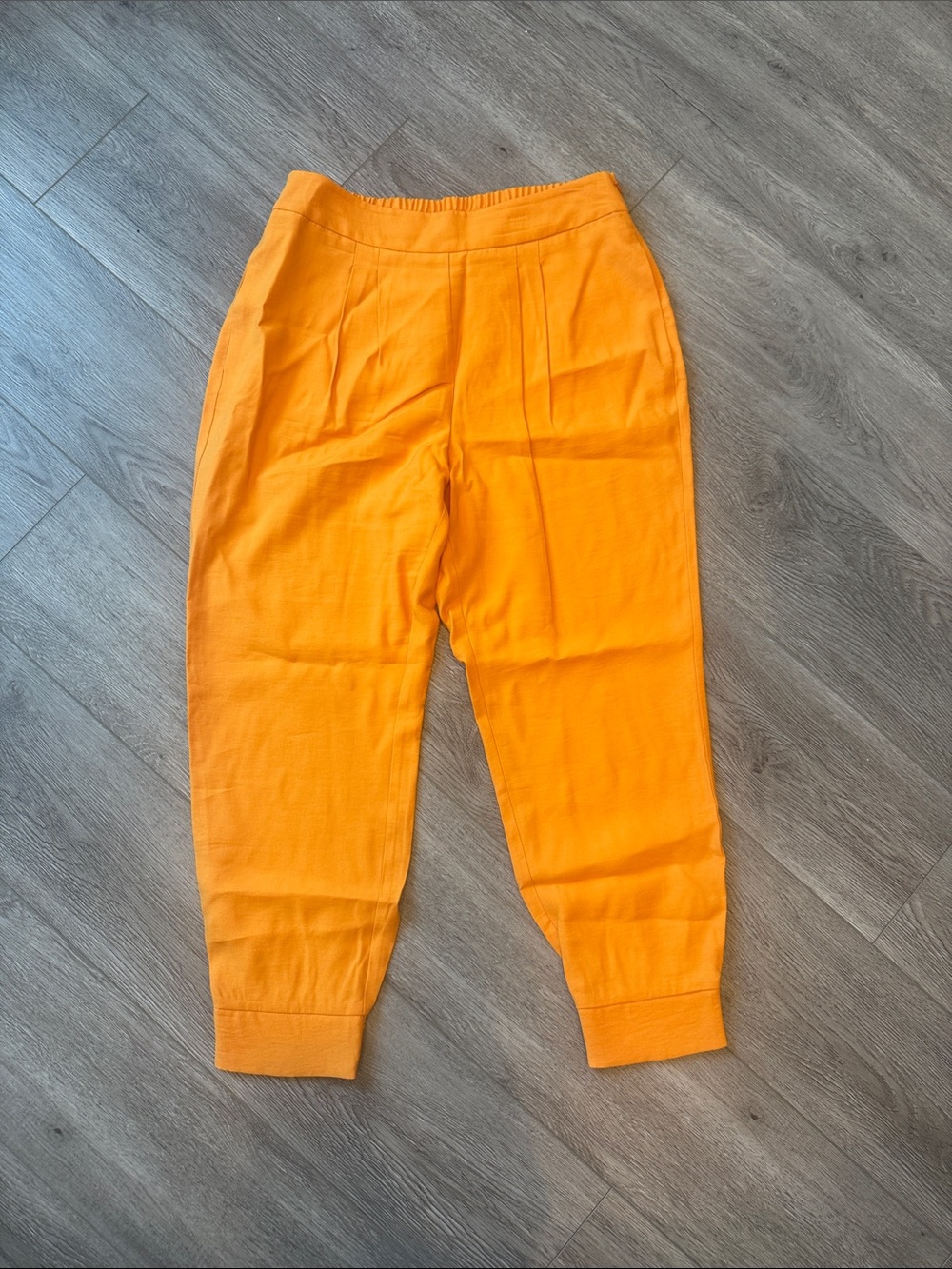 INC International concepts Orange High-Waist Jogger Pants Size 10 K12